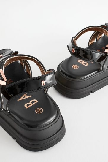 Buy Baker by Ted Baker Girls Black Chunky Gladiator Sandals with Bow from Next Hungary