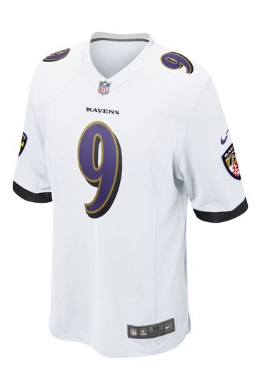 Buy Nike White NFL Baltimore Ravens Game Road Jersey Justin