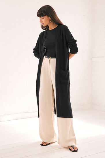 Buy Black Longline Cardigan from Next Bahrain