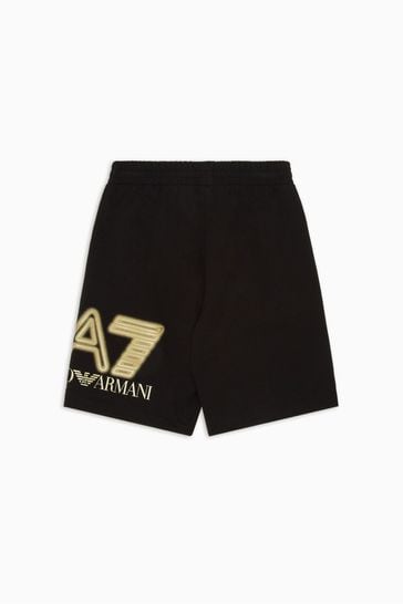 Emporio Armani EA7 Boys Logo Series Jersey Shorts