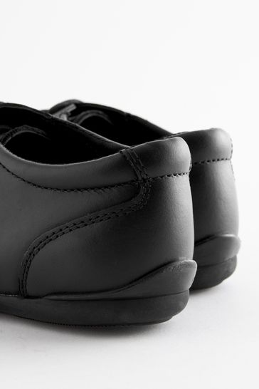Buy Black Narrow Fit E School Leather Lace Up Brogues from Next