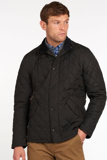 Barbour® Black Chelsea Quilted Jacket