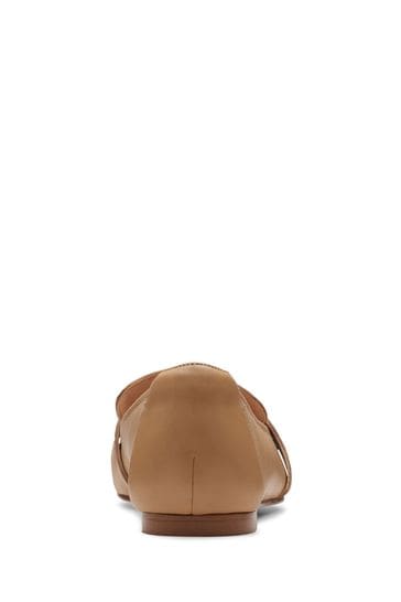 Brown leather outlet flat shoes