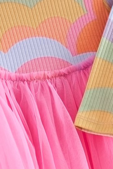 Rainbow mesh dress discount