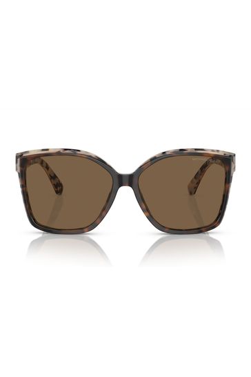 Buy Michael Kors Brown Malia Acetate Sunglasses from Next Turkey