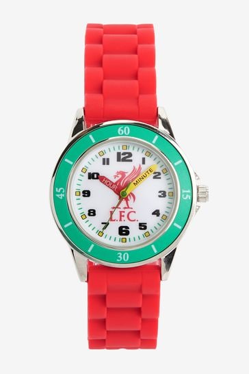 Buy Peers Hardy Red Official Liverpool Football Club Time Teacher Watch from the Laura Ashley online shop