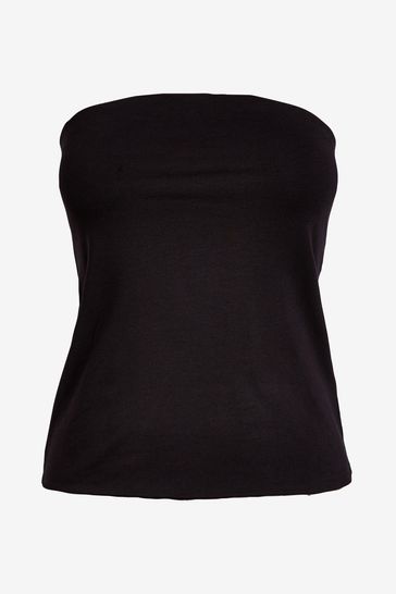 Black boob tube deals