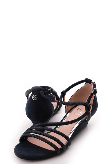 Moda in pelle rivel wedge sandal on sale