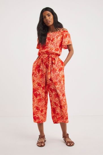Next deals coral jumpsuit