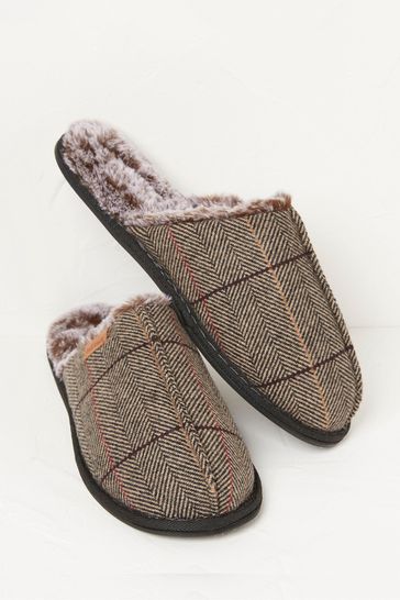 Fat face mule slippers online