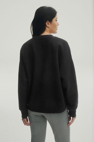 Black sweater new arrivals crew neck
