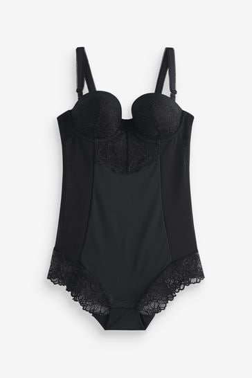 Buy Black Firm Tummy Control Cupped Lace Body from Next South Africa