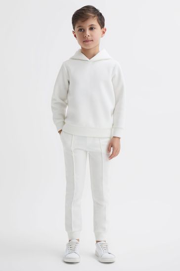 Buy Reiss White Premier 9 14 yrs Drawstring Jersey Joggers from Next Luxembourg