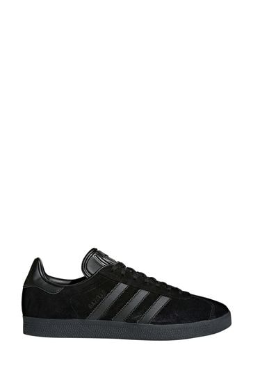 Inspector picture Monetary Buy adidas Originals Black/Black Gazelle Trainers from Next USA