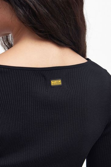 Barbour International Slim Fit Pique Knitted Jumper