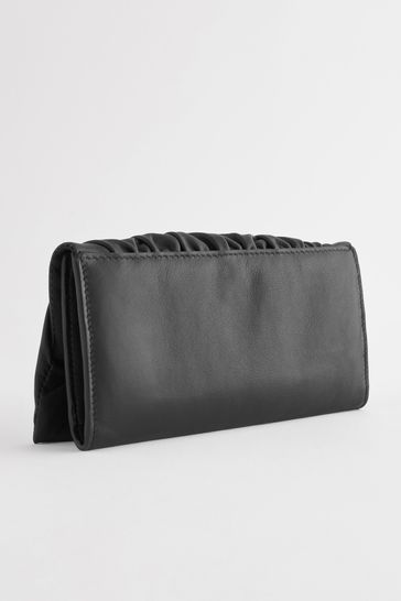 Large black clearance clutch purse
