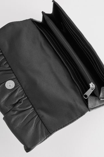 Leather shop jacket purse