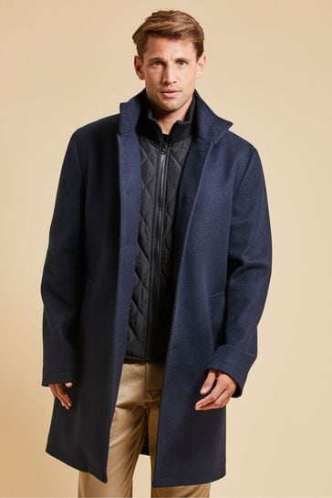 Calvin klein luxe funnel neck coat cheap
