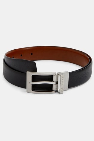 Ted Baker Black Karmer Reversible Leather Belt