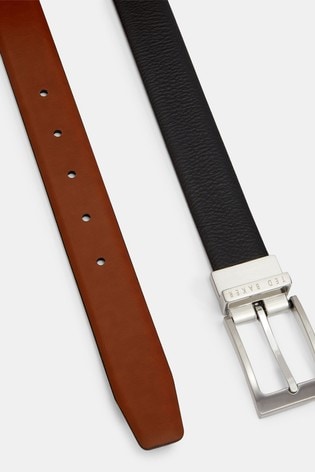 Buy Ted Baker Black Karmer Reversible Leather Belt from Next USA
