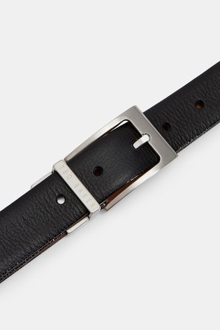 Buy Ted Baker Black Karmer Reversible Leather Belt from Next USA