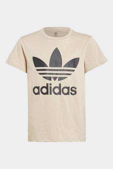 Adidas originals clearance beige t shirt
