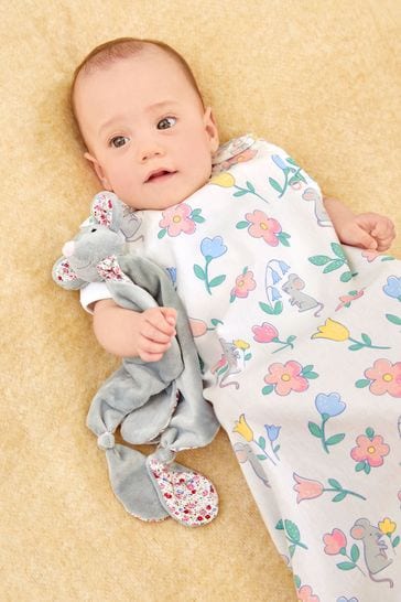 Buy JoJo Maman B b Pink Mouse Floral Print 1 Tog Baby Sheet