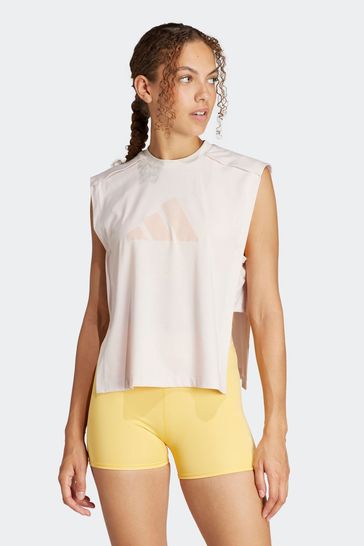 Adidas logo hotsell tank top