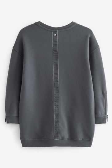 Velvet sweatshirt clearance dress