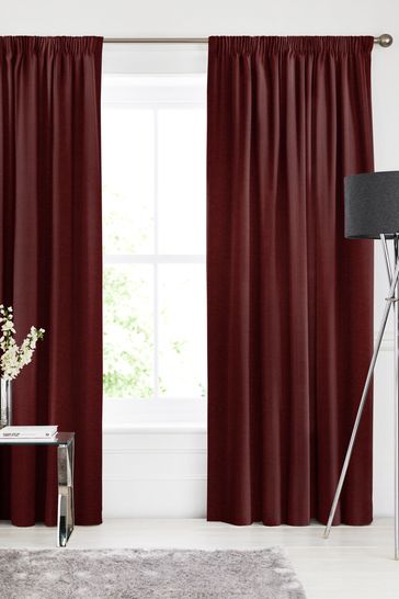 Merlot Red Soho Made To Measure Curtains