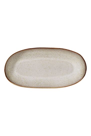 Bloomingville Grey Sandrine Stoneware Serving Plate