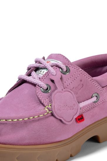 Buy Kickers Purple Lennon Boat Shoes from Next USA