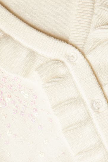 Monsoon ivory cardigan top