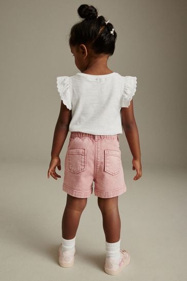 Buy Pink MOM Shorts 3mths 7yrs from Next Kuwait