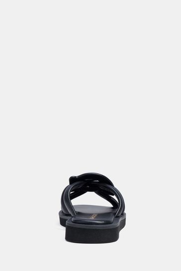 Coach black discount thong sandals