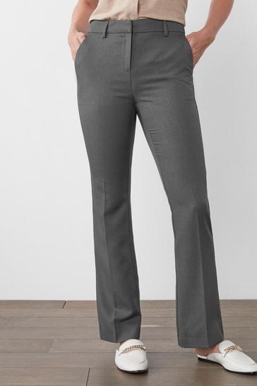 Charcoal Grey Boot Cut Trousers