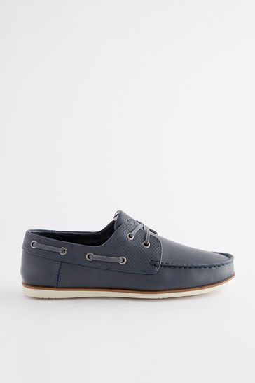 Mens navy boat shoes cheap