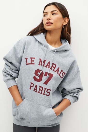 Grey Paris Graphic Sweatshirt