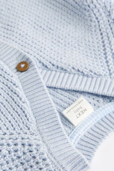 Baby blue knitted cardigan discount