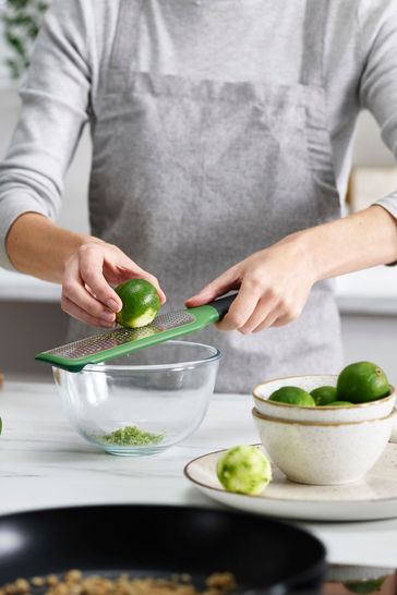 Joseph Joseph Green GripGrater Fine Paddle Grater With Bowl