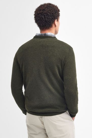 Green barbour jumper clearance