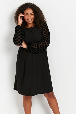 evans polka dot dress