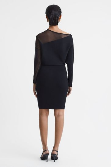 Half sales mesh dress