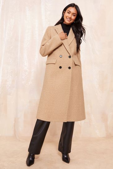 Boucle coat petite store