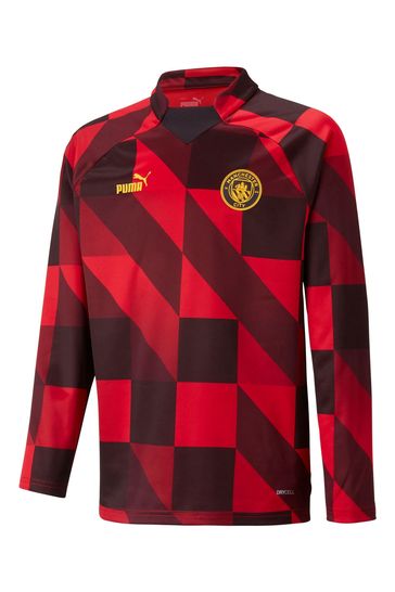 Buy Puma Red Manchester City Prematch Sweat Top from Next Netherlands