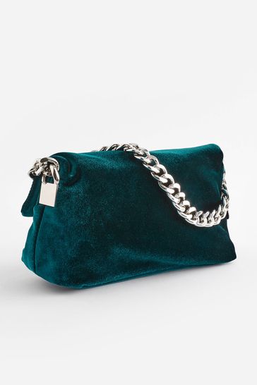 Blue on sale velvet clutch