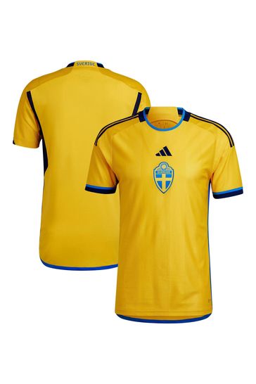 adidas Yellow Sweden 2022 Home Shirt