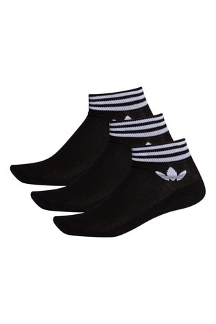 adidas Originals Kids Black Ankle Socks