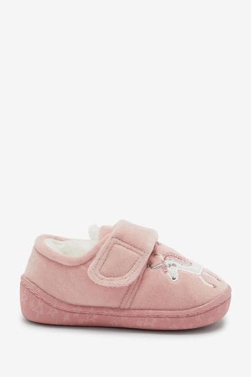 Pink Unicorn Cupsole Slippers