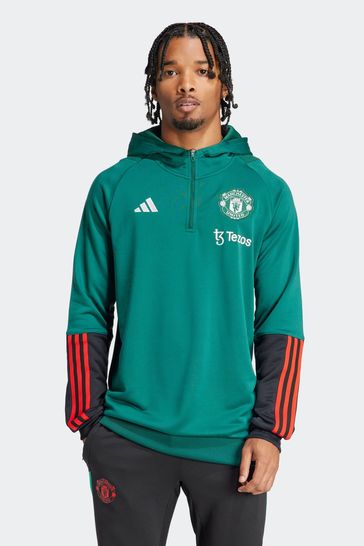 adidas Green Manchester United Tiro 23 Hoodie